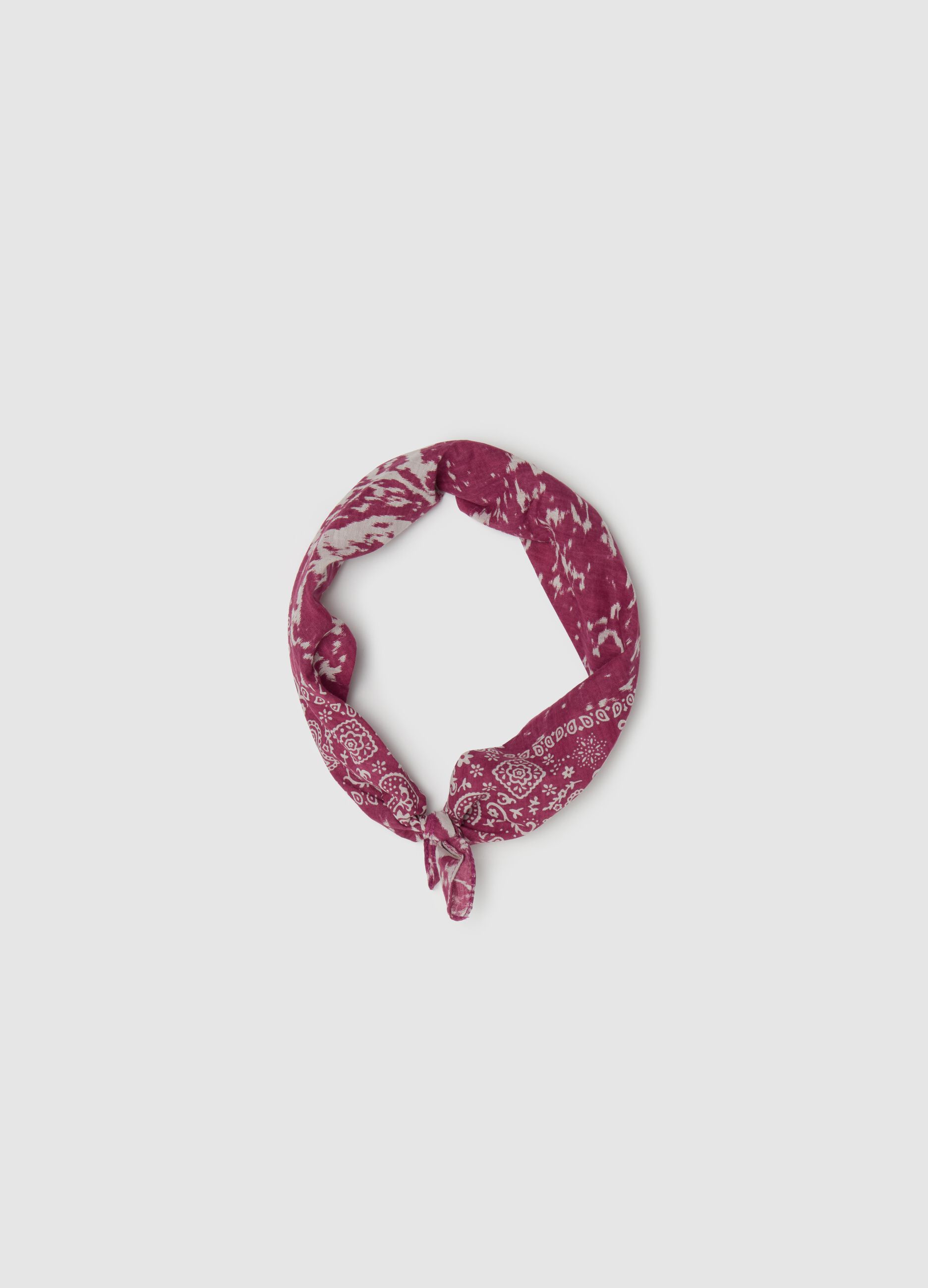 ALTAVIA WITH DEBORAH COMPAGNONI bandana with paisley print