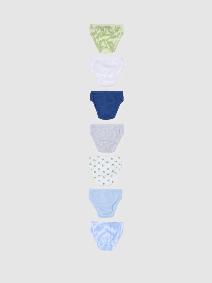 Seven-pack cotton briefs with gamers print_1