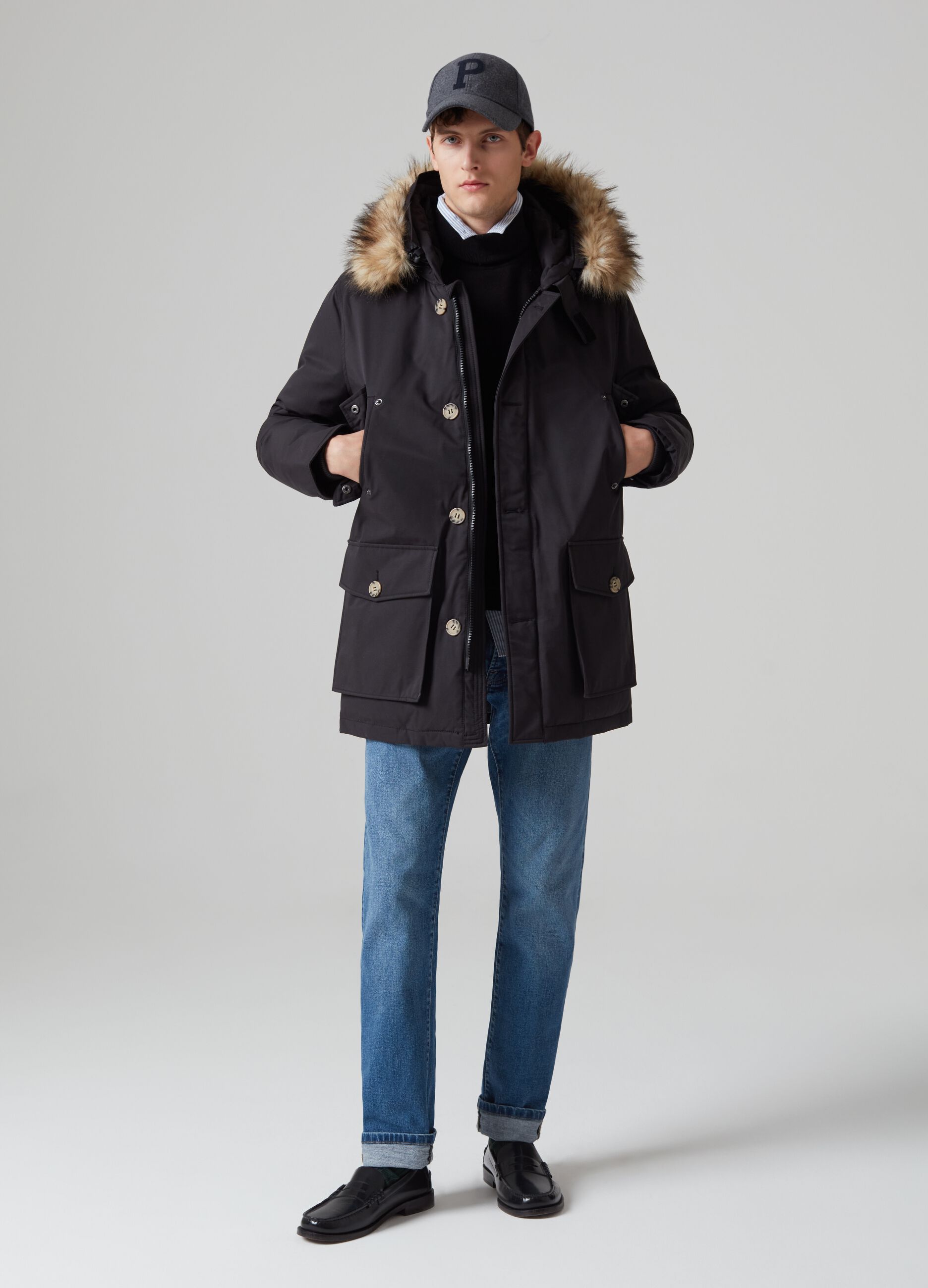 Parka con cappuccio PIOMBO da Uomo OVS
