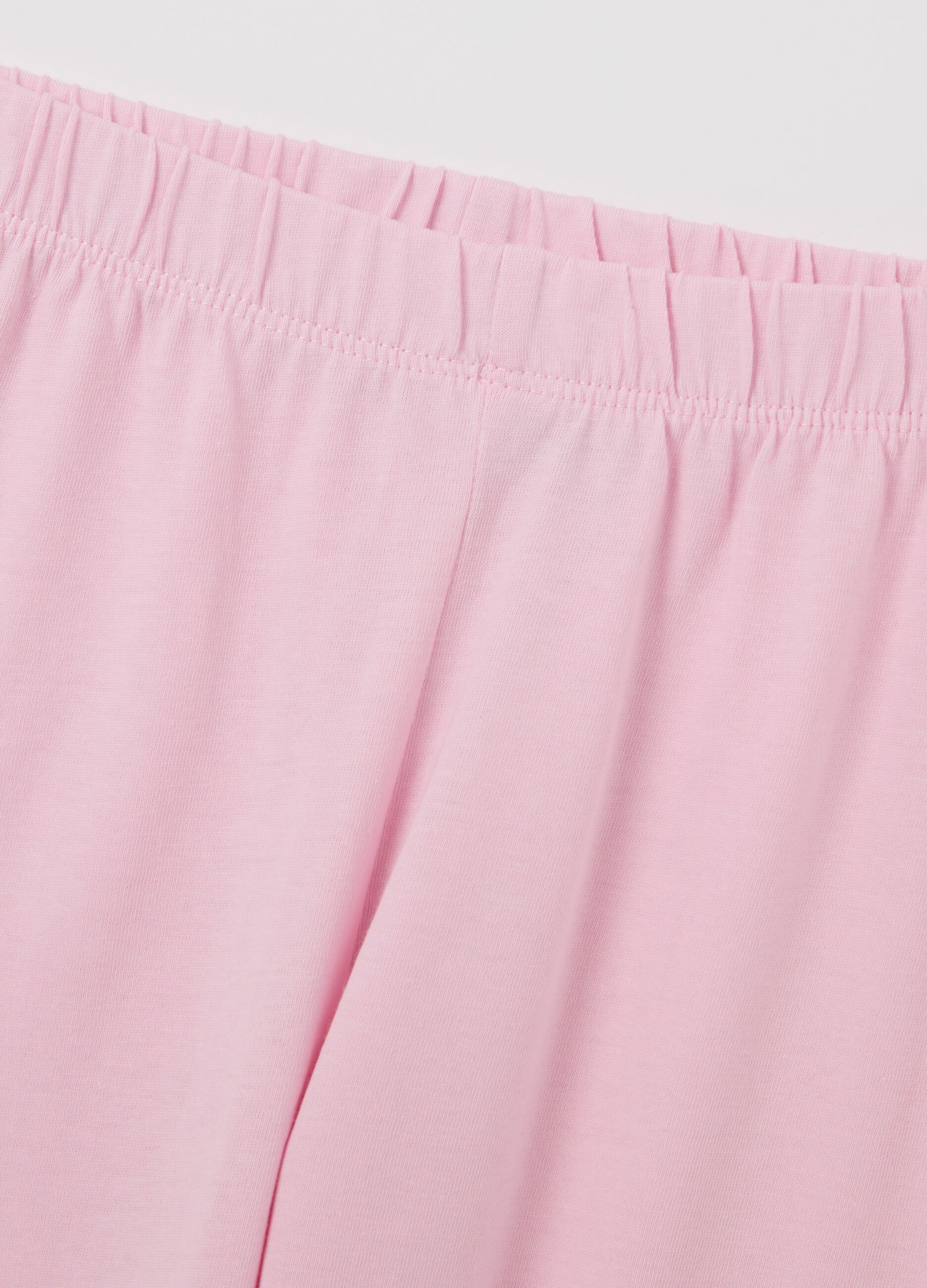 Organic cotton pyjamas with "Pajama party" print
