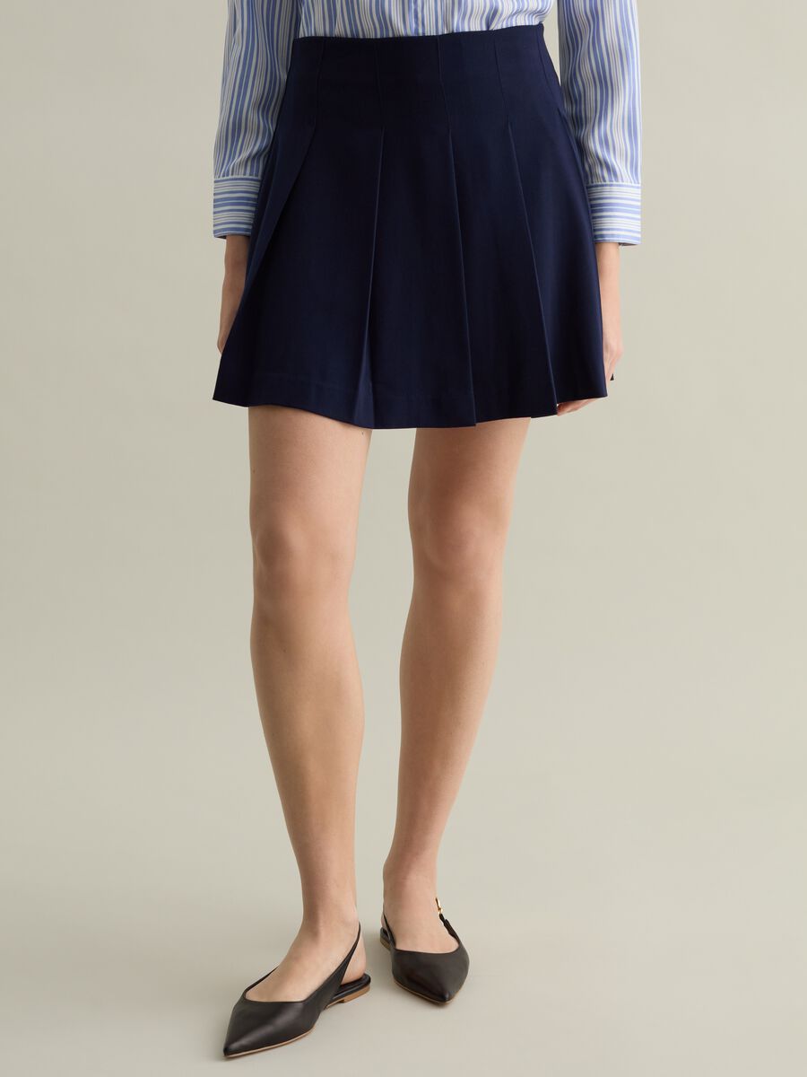 Pleated miniskirt_1