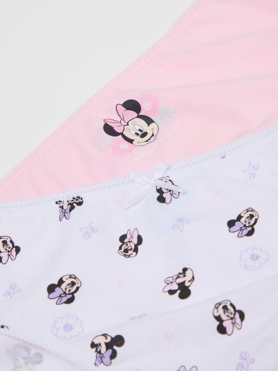 Five-pack briefs with Minnie Mouse print and bow_2