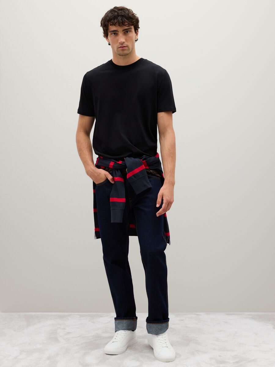 Black Pure Cotton T-Shirt_1