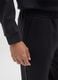 Black Stretch Cotton Sports Trousers_3