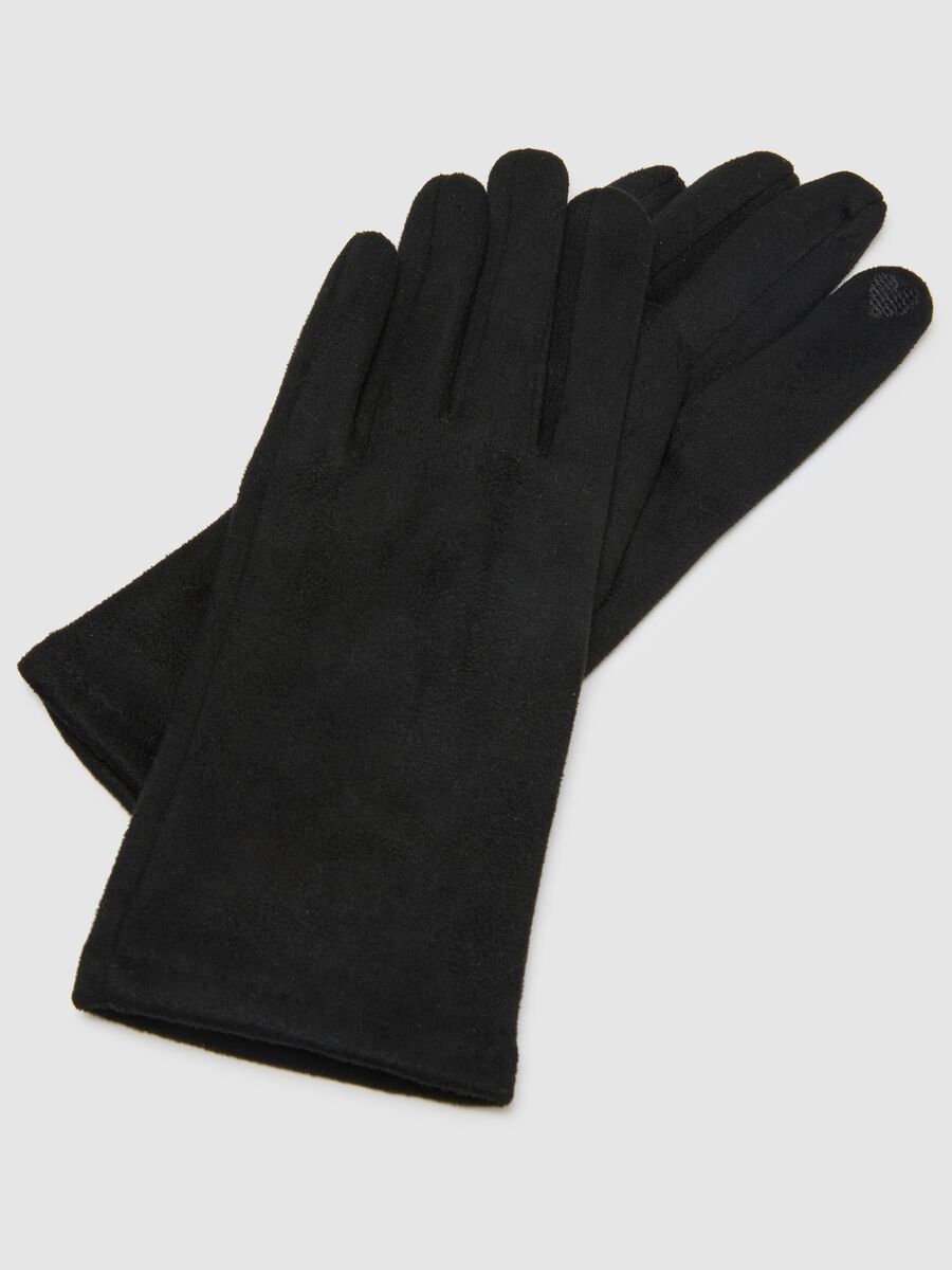 Knitted Black Gloves_2