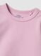 Pink long-sleeved organic cotton T-shirt_2