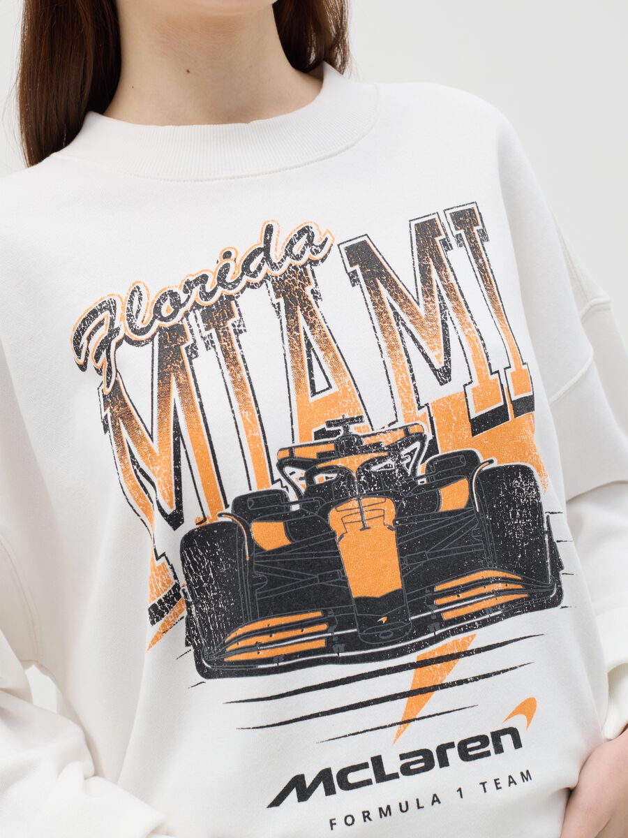 French terry sweatshirt with Mc Laren Formula 1 Team print_2
