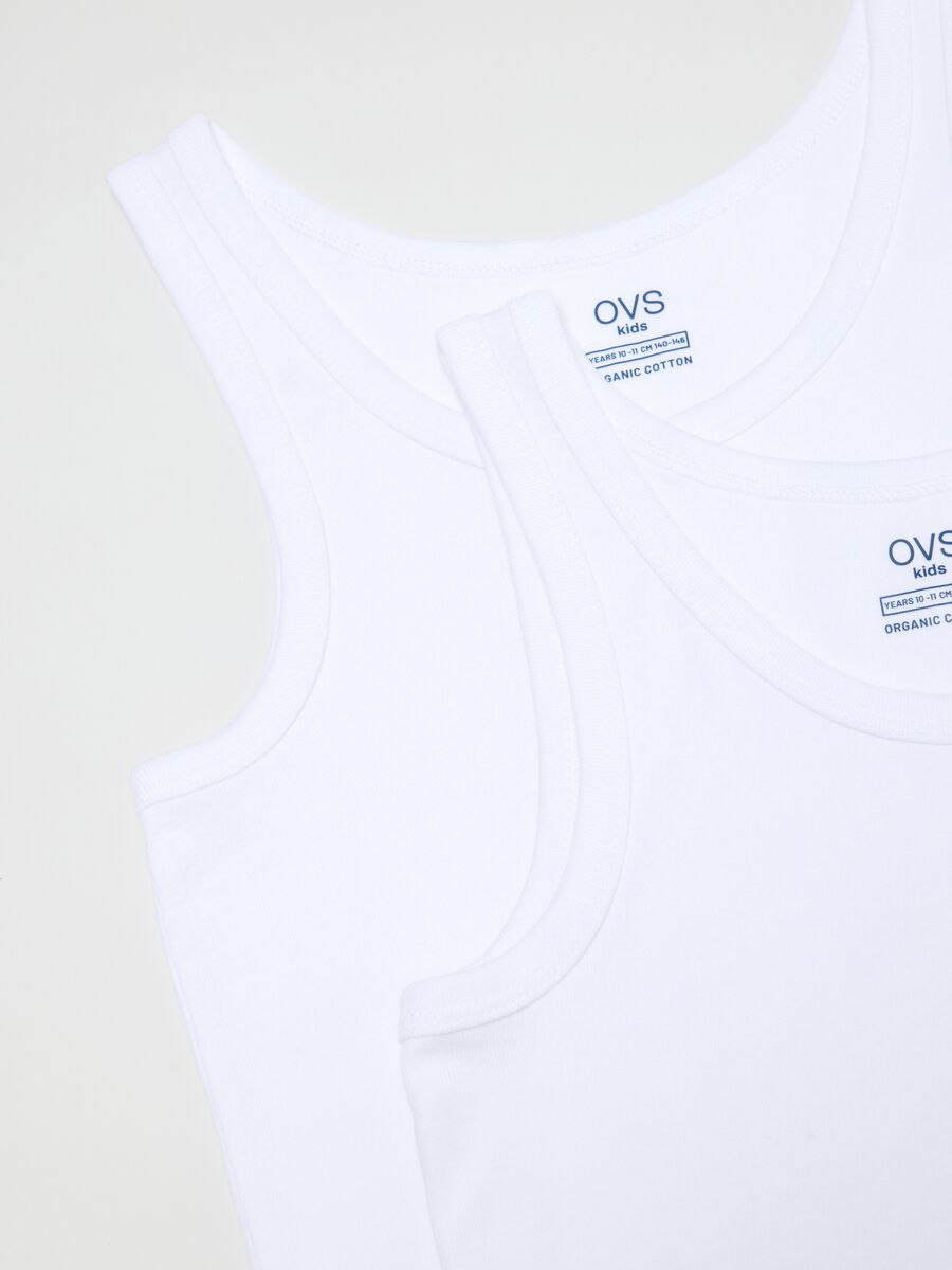 Bipack canottiere bianche da ragazzo in puro cotone regular fit_3