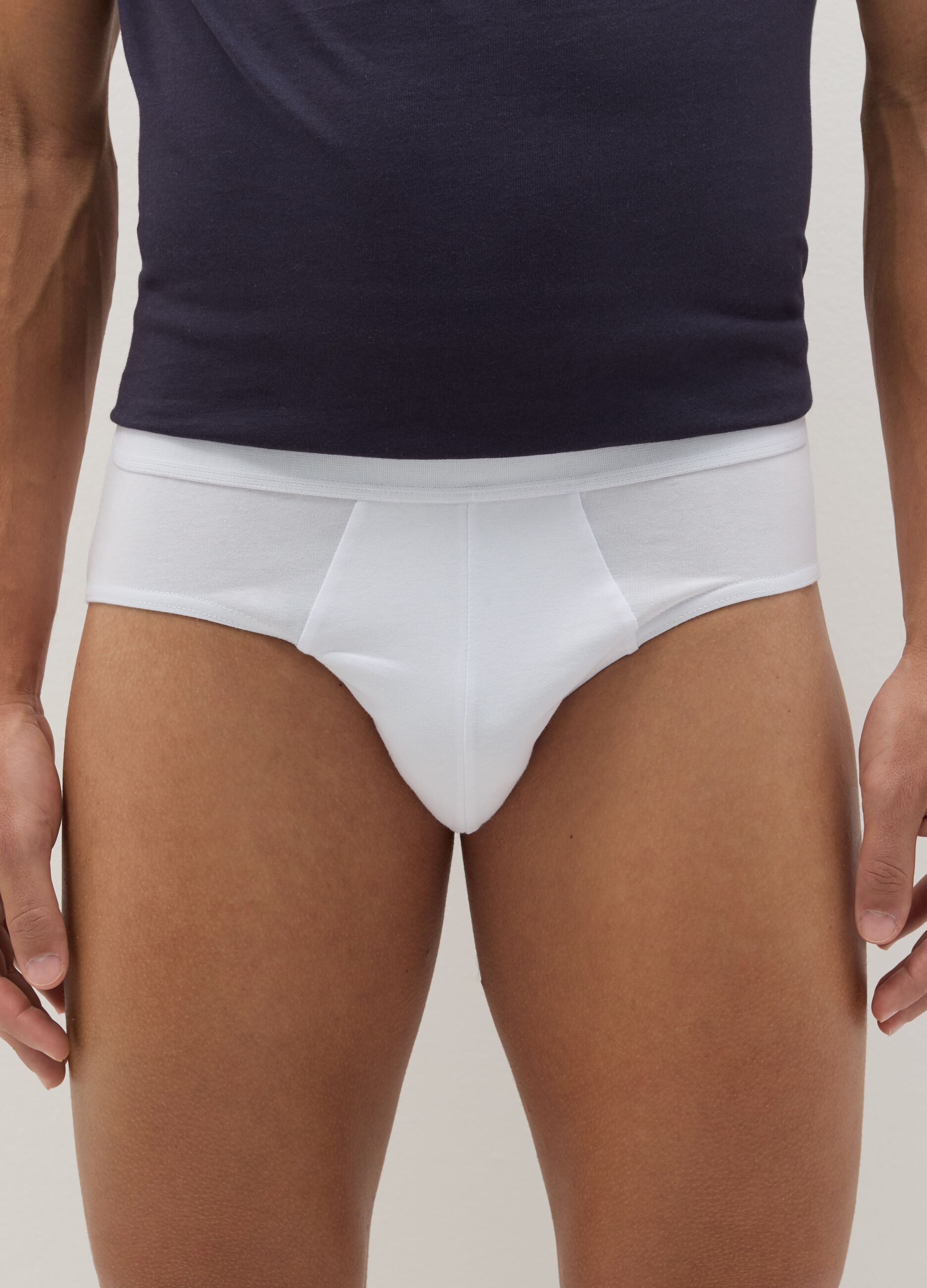 Tripack slip in cotone stretch 