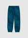 Multicoloured children's joggers in pure cotton with Tie-Dye pattern_0