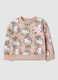 Felpa rosa in cotone elasticizzato con fantasia Hello Kitty per bambina_0
