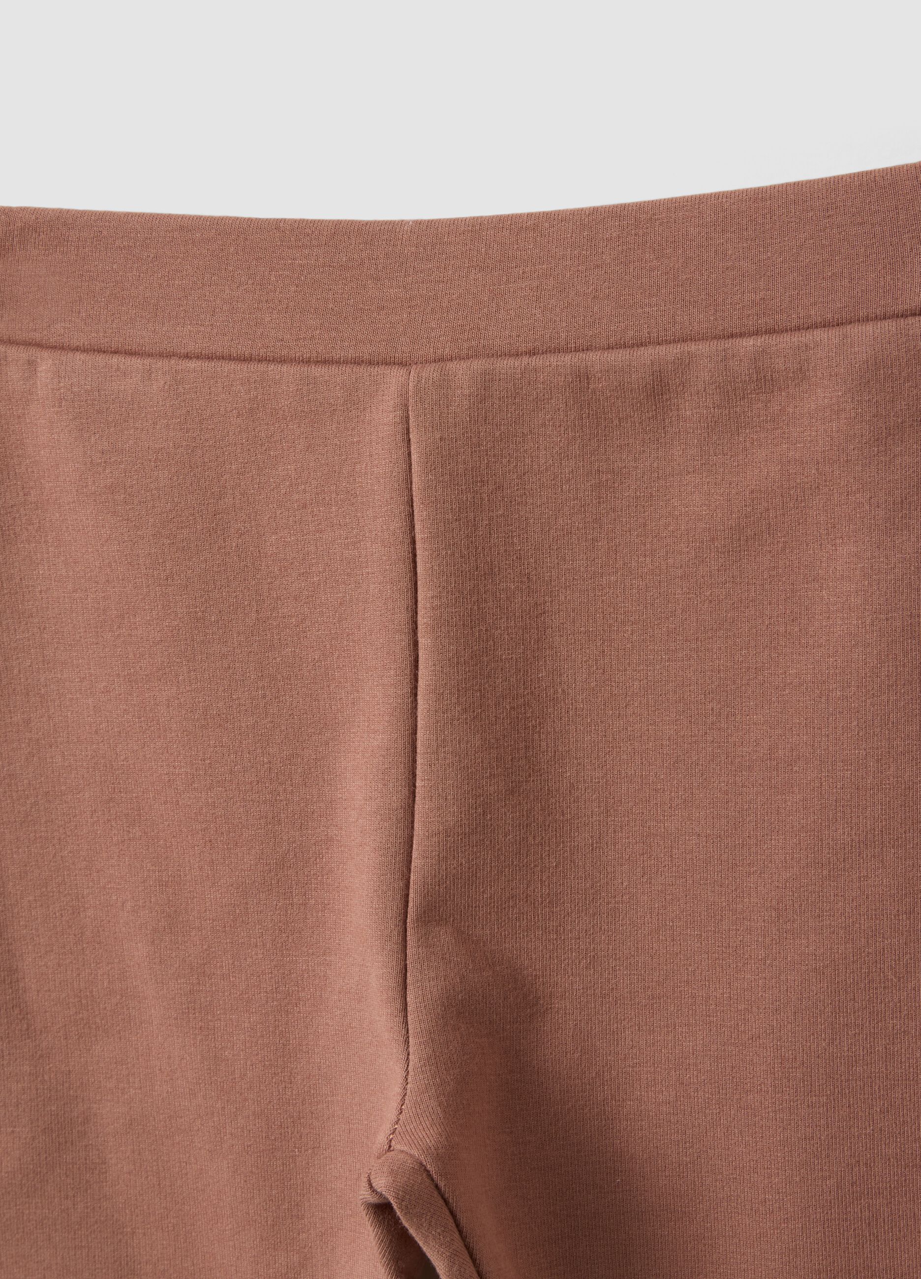 Completo jogging rosa in misto cotone organico con stampa Gli Aristogatti