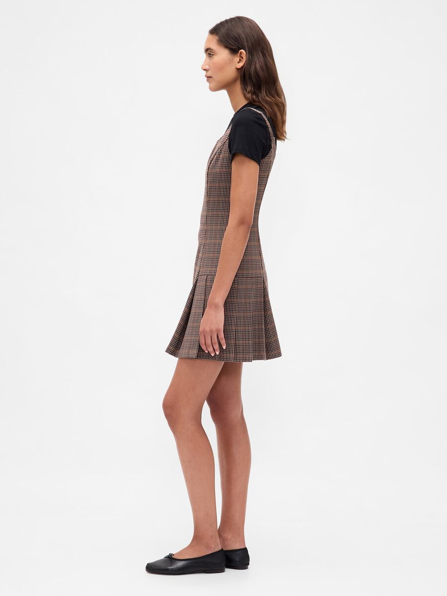 Abito a quadri con dettaglio check_5