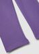 Purple slim fit cotton leggings for girls_3