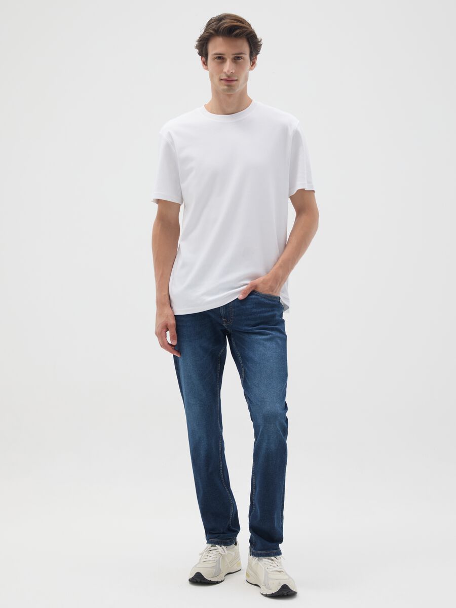 Black Denim Slim Fit Jeans_0