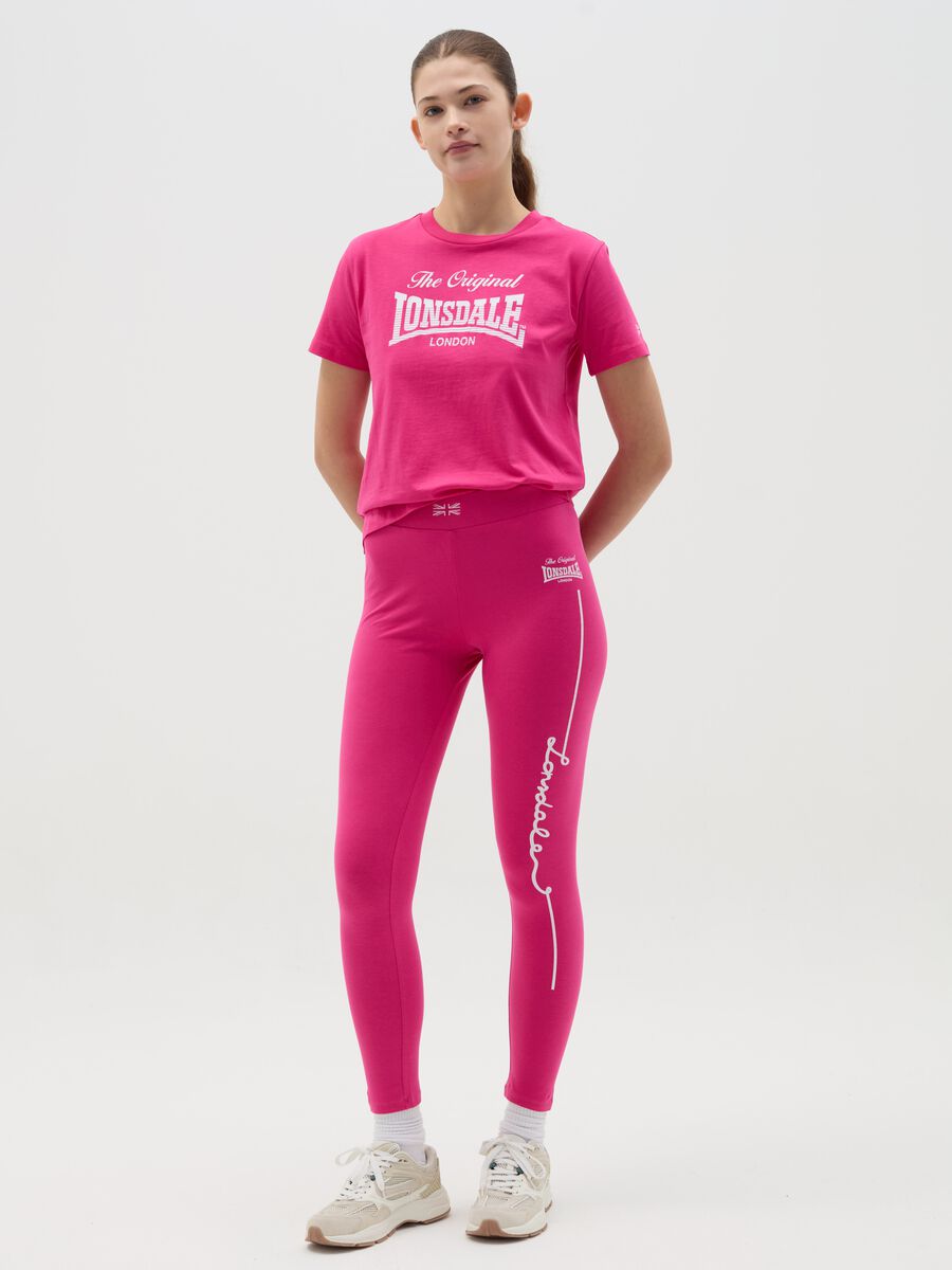 Leggings with logo print_0