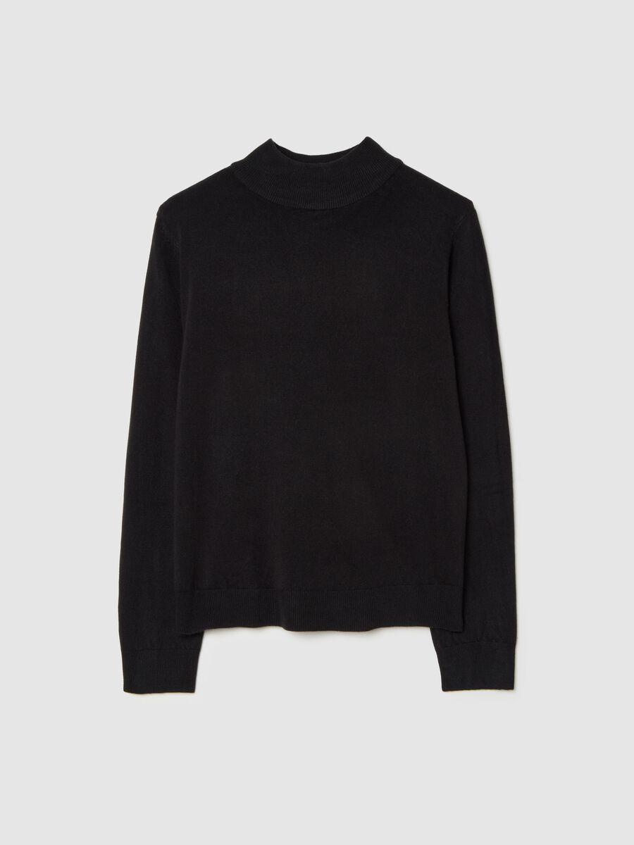 Black Turtle Neck Jumper_4