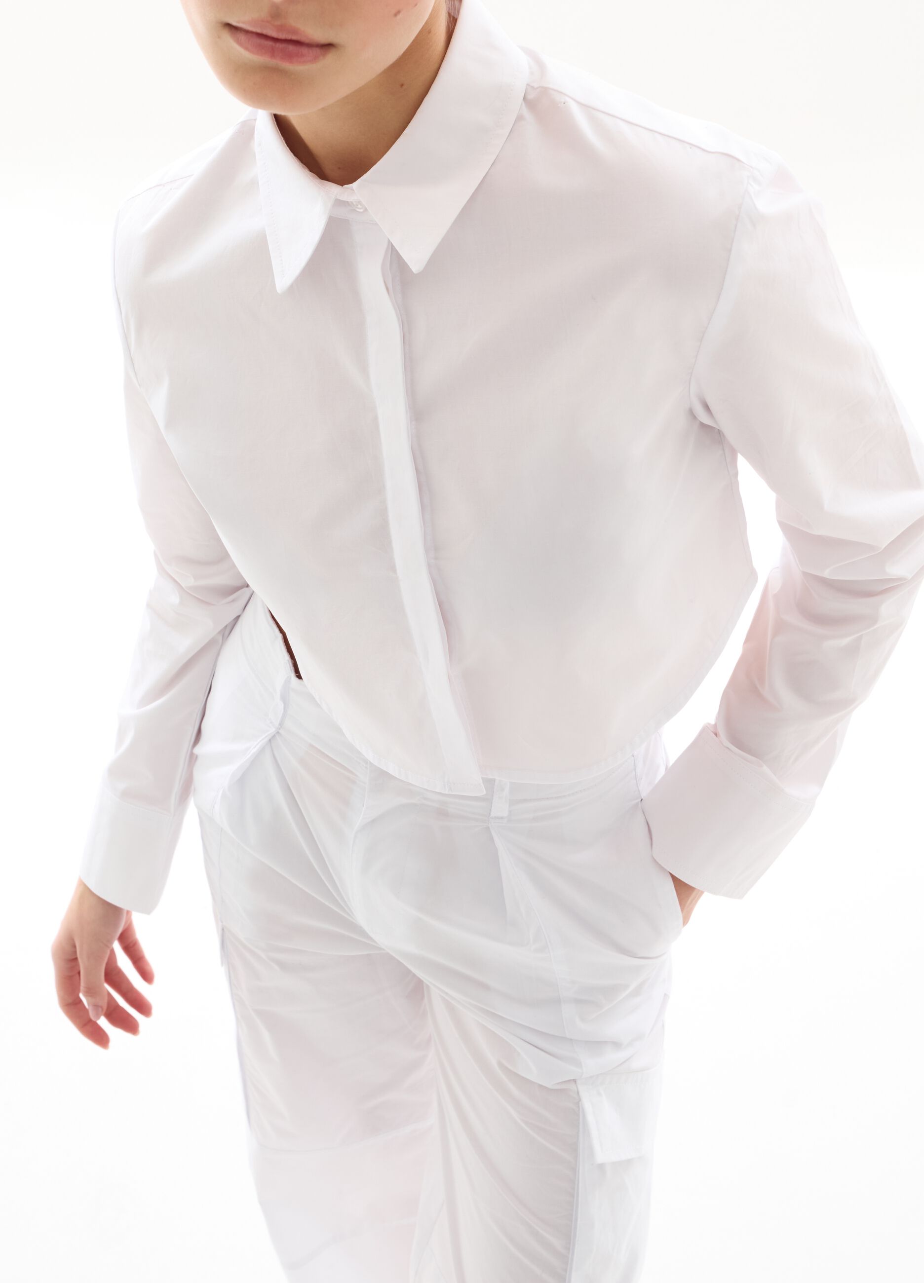 Crop Shirt White