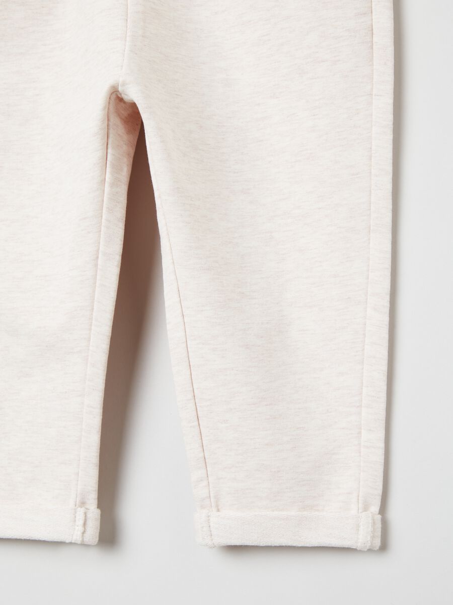 Joggers in French Terry con coulisse_2