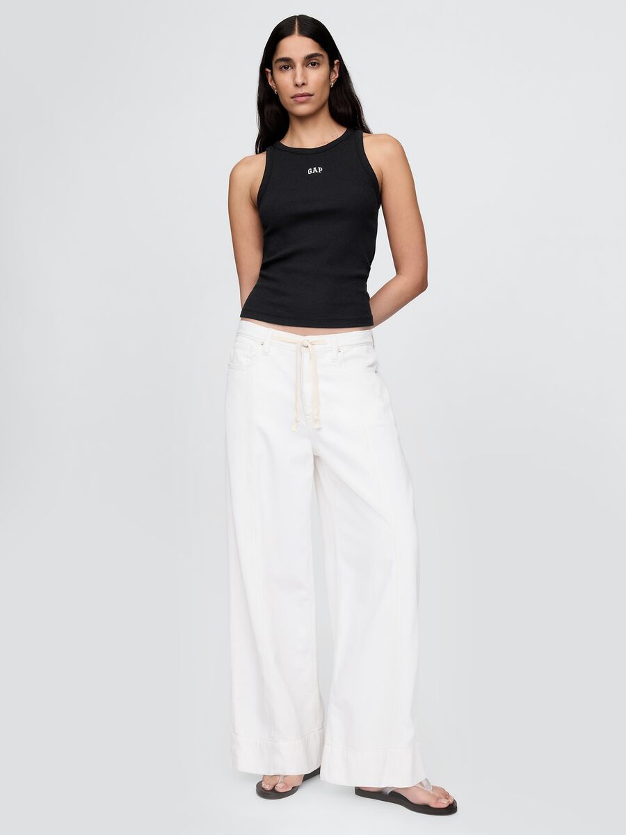 Women's Black Tank Top GAP_1