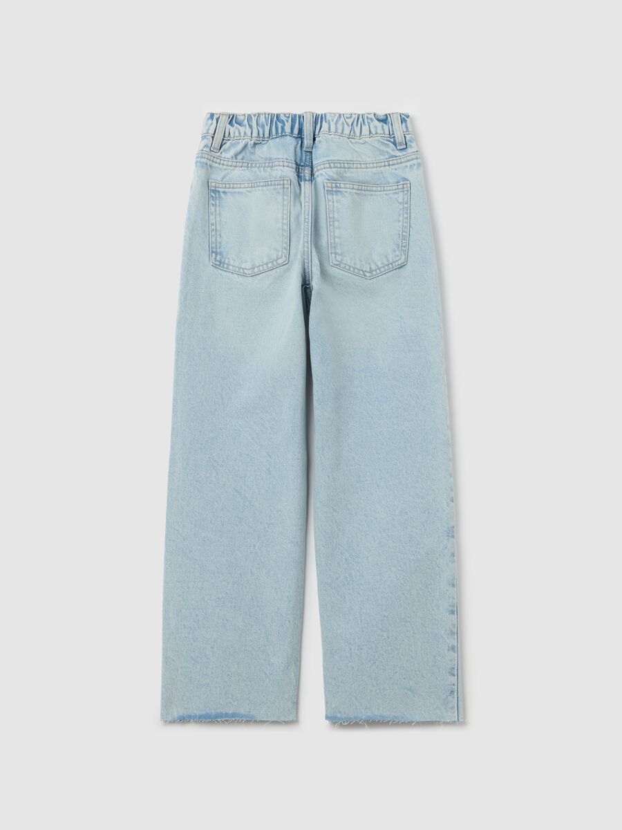 Culotte jeans with five pockets_4