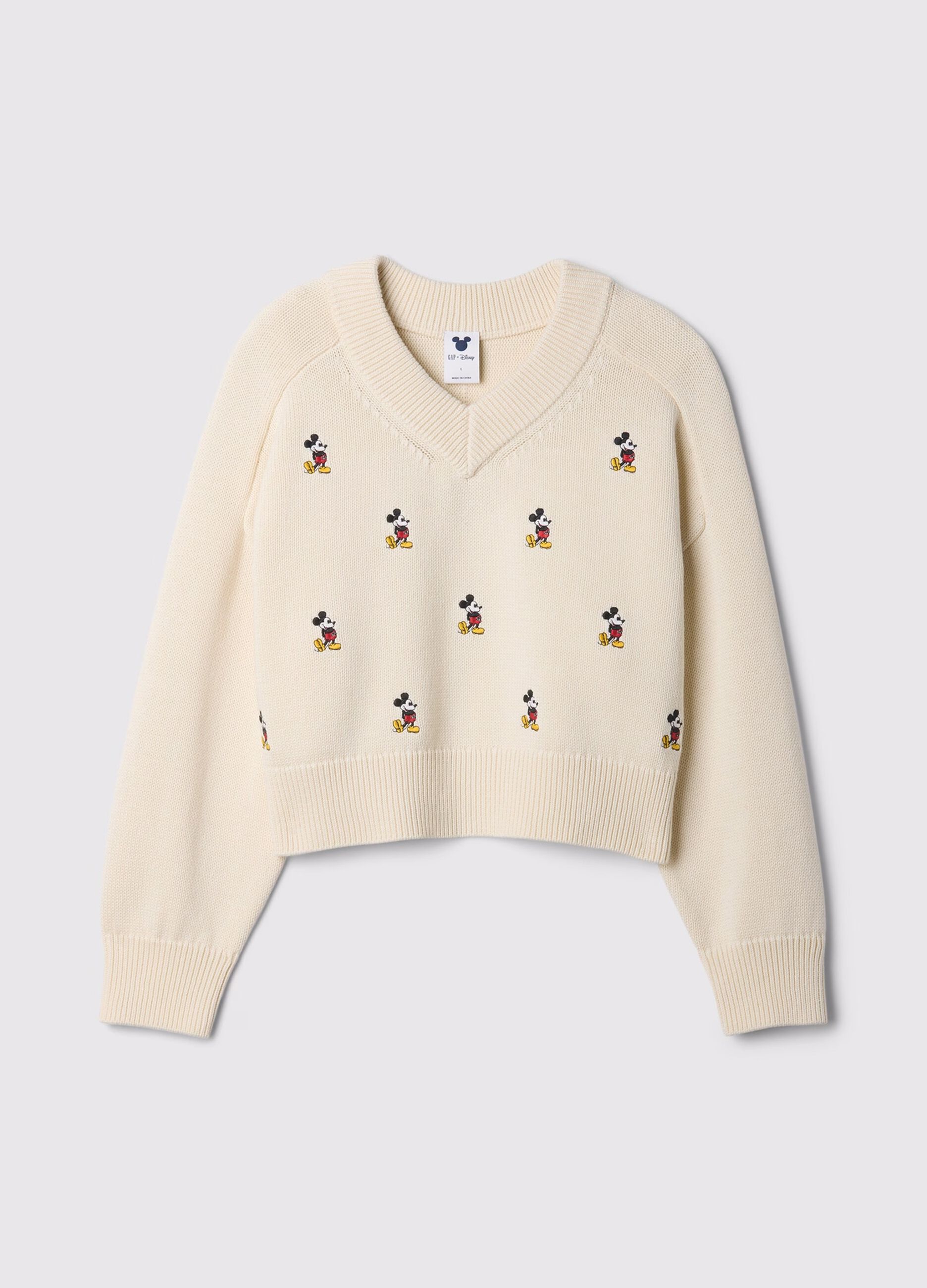 GAP x DISNEY Pullover con ricamo Topolino
