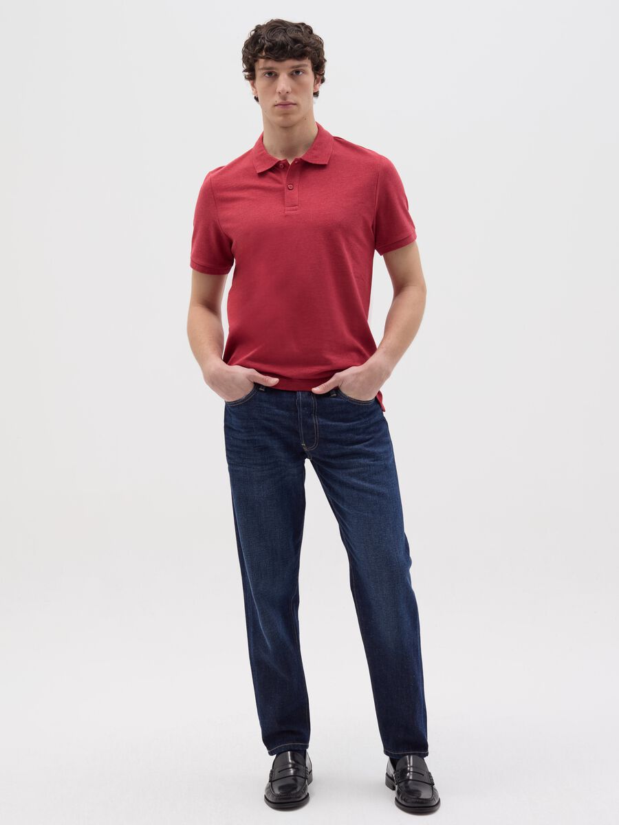 Regular-fit polo shirt in cotton_1