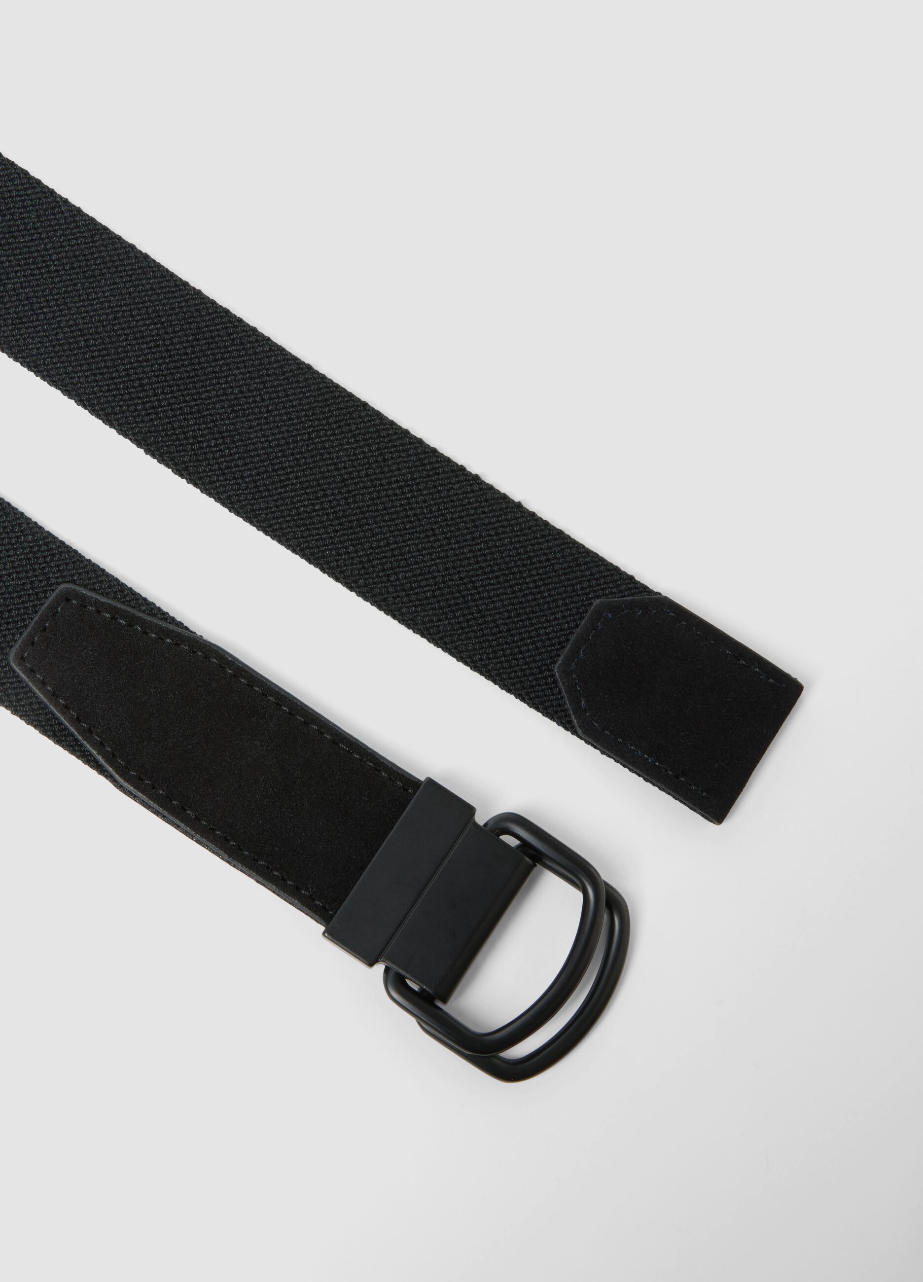 Black casual belt