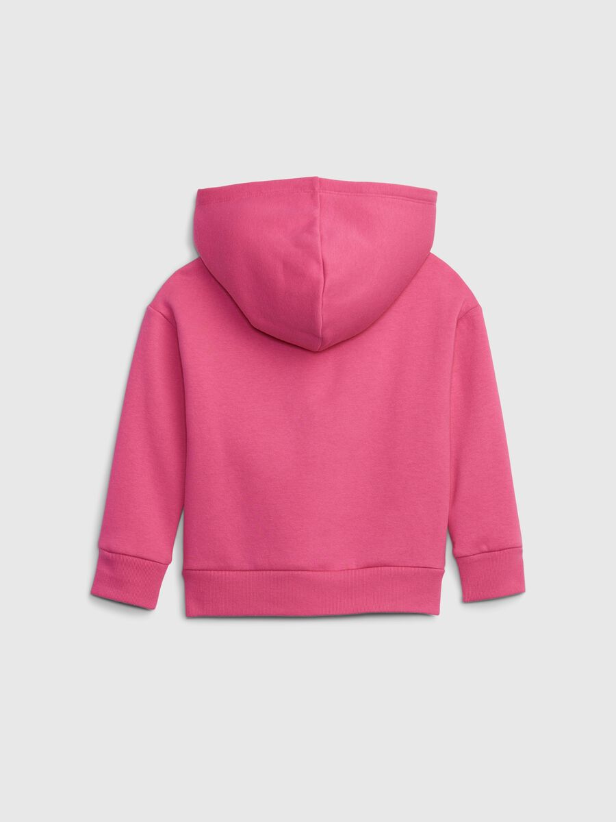 Sweatshirt with hood and logo print_1