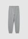 Boy's joggers in grey cotton blend relaxed fit_4