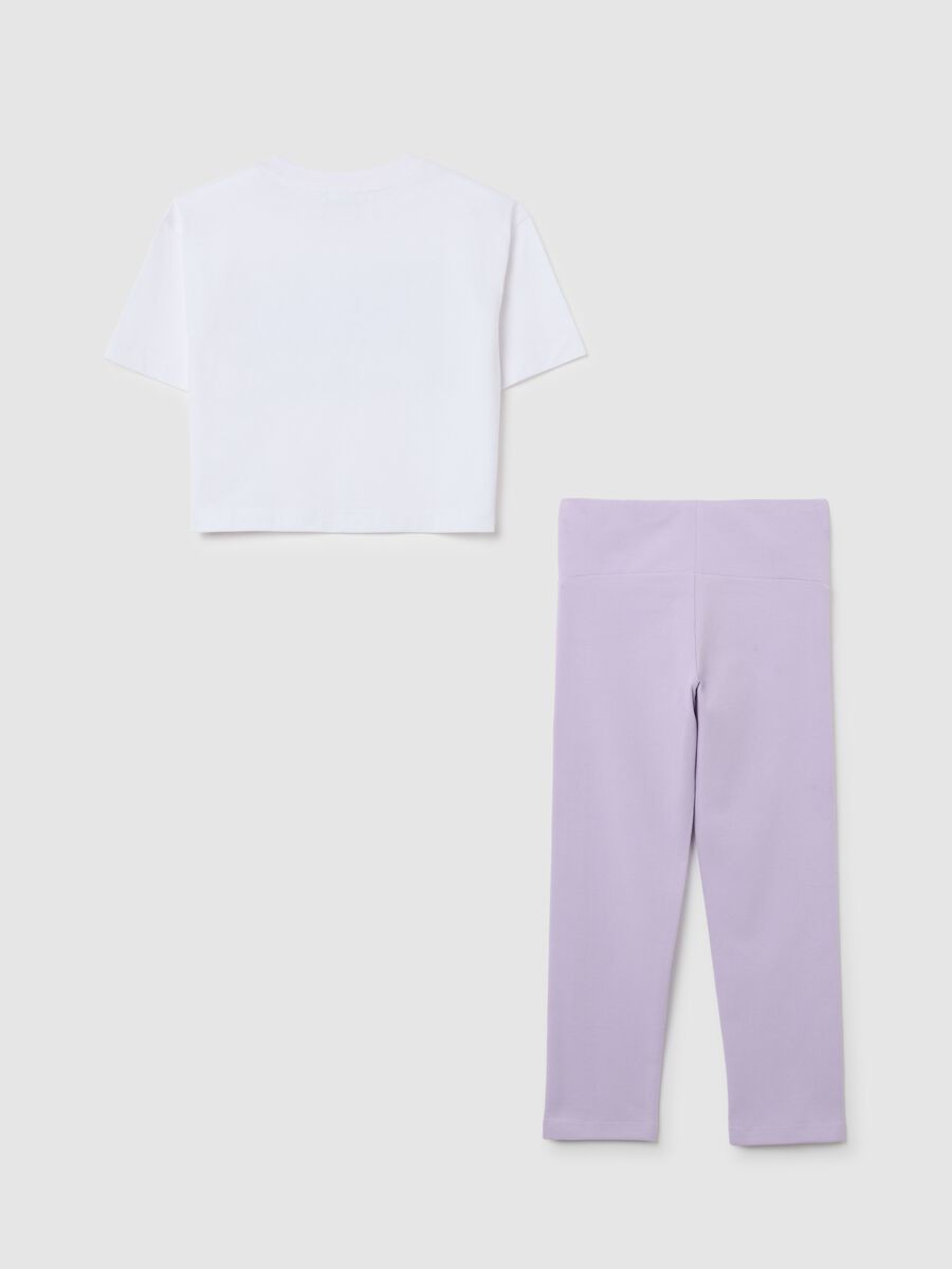 Girls' set in pure cotton multicolour regular fit_4