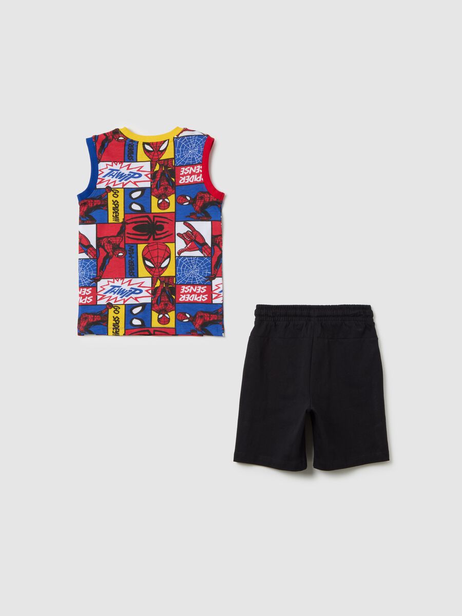 Multicoloured regular fit pure cotton summer kids set_1
