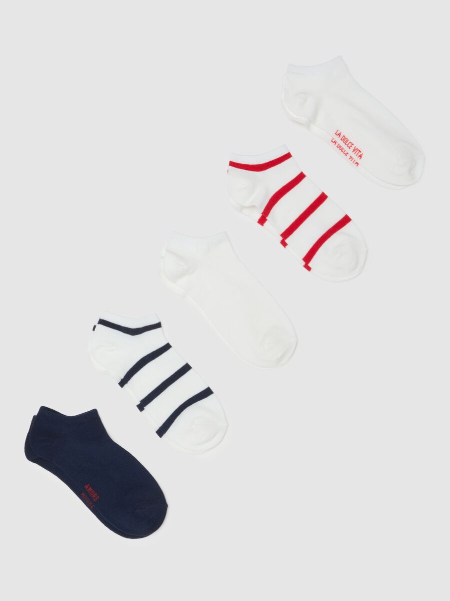 Multicolour Cotton Socks Set - Regular Fit_0