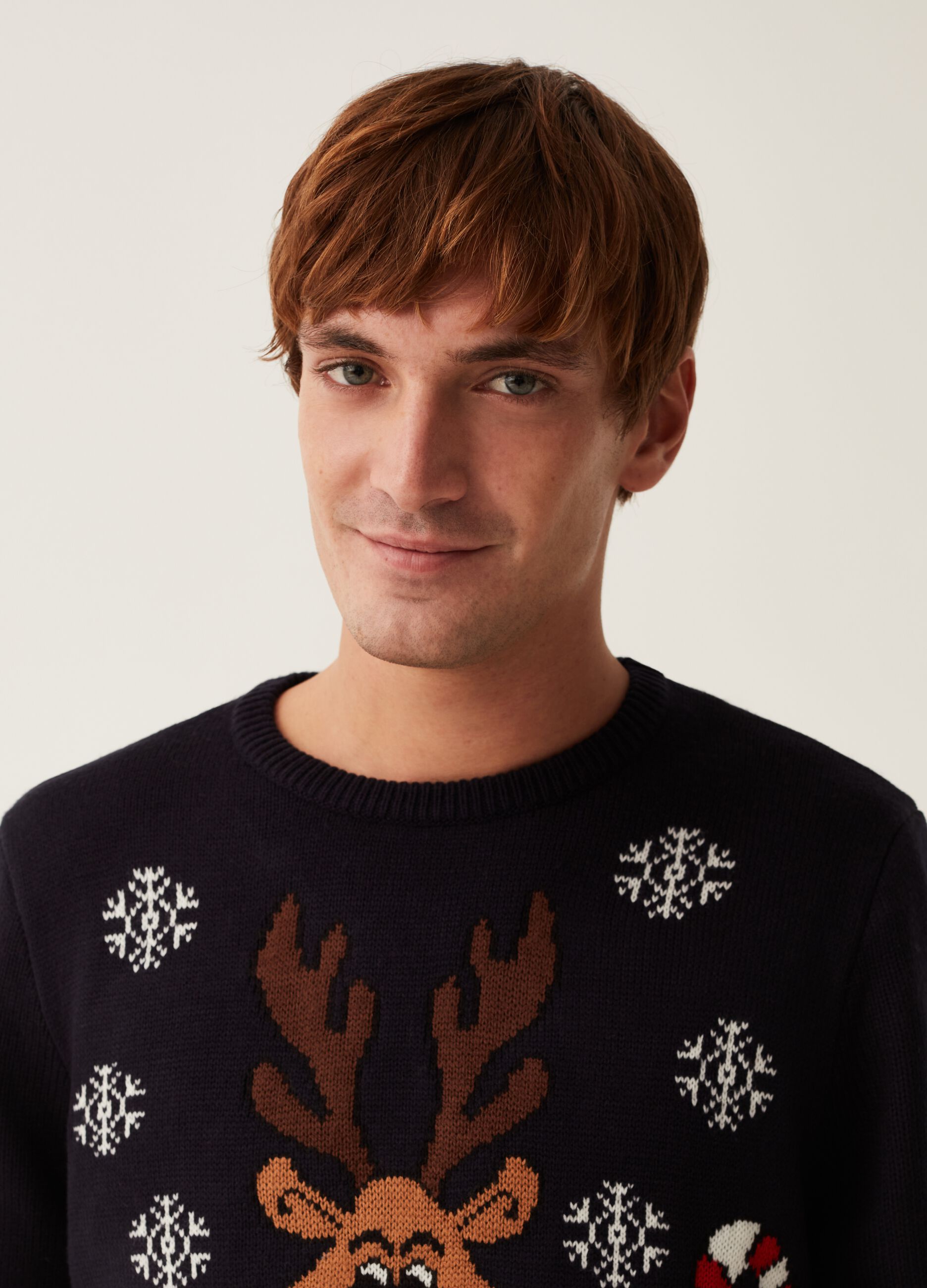 Maglia con renna uomo hot sale