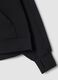 Black hooded sweatshirt in stretchy viscose jersey, regular fit_5