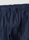 Blue pure cotton striped trousers_5