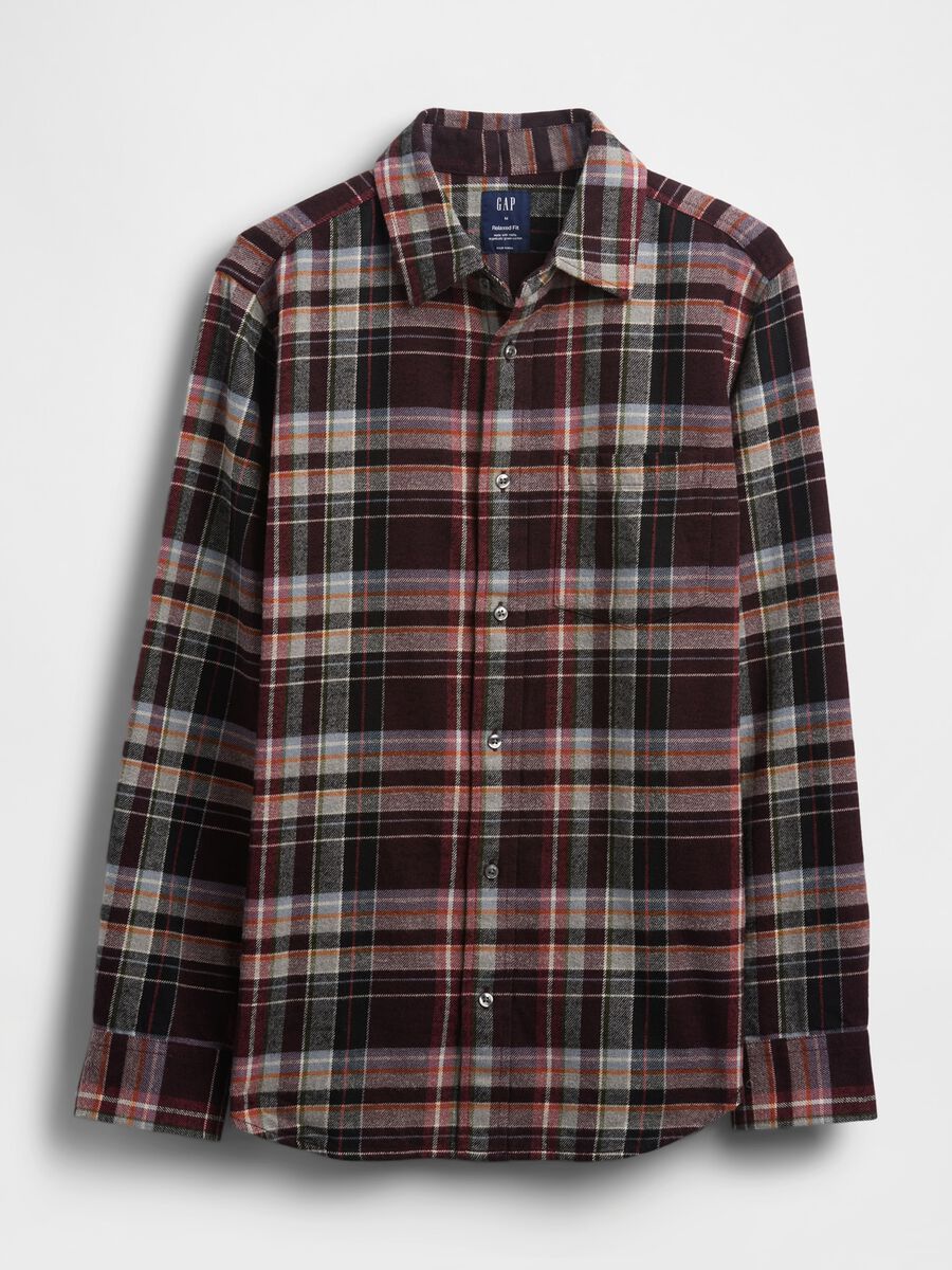 Multicolour Long Sleeve Shirt in Pure Cotton_3