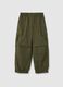 Cargo joggers in cotton with drawstring_0