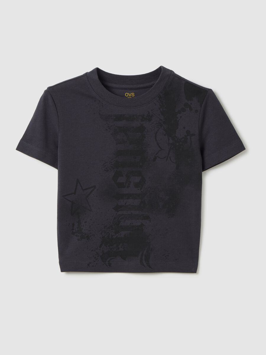 OVS Kids Black Fitted T-shirt_3