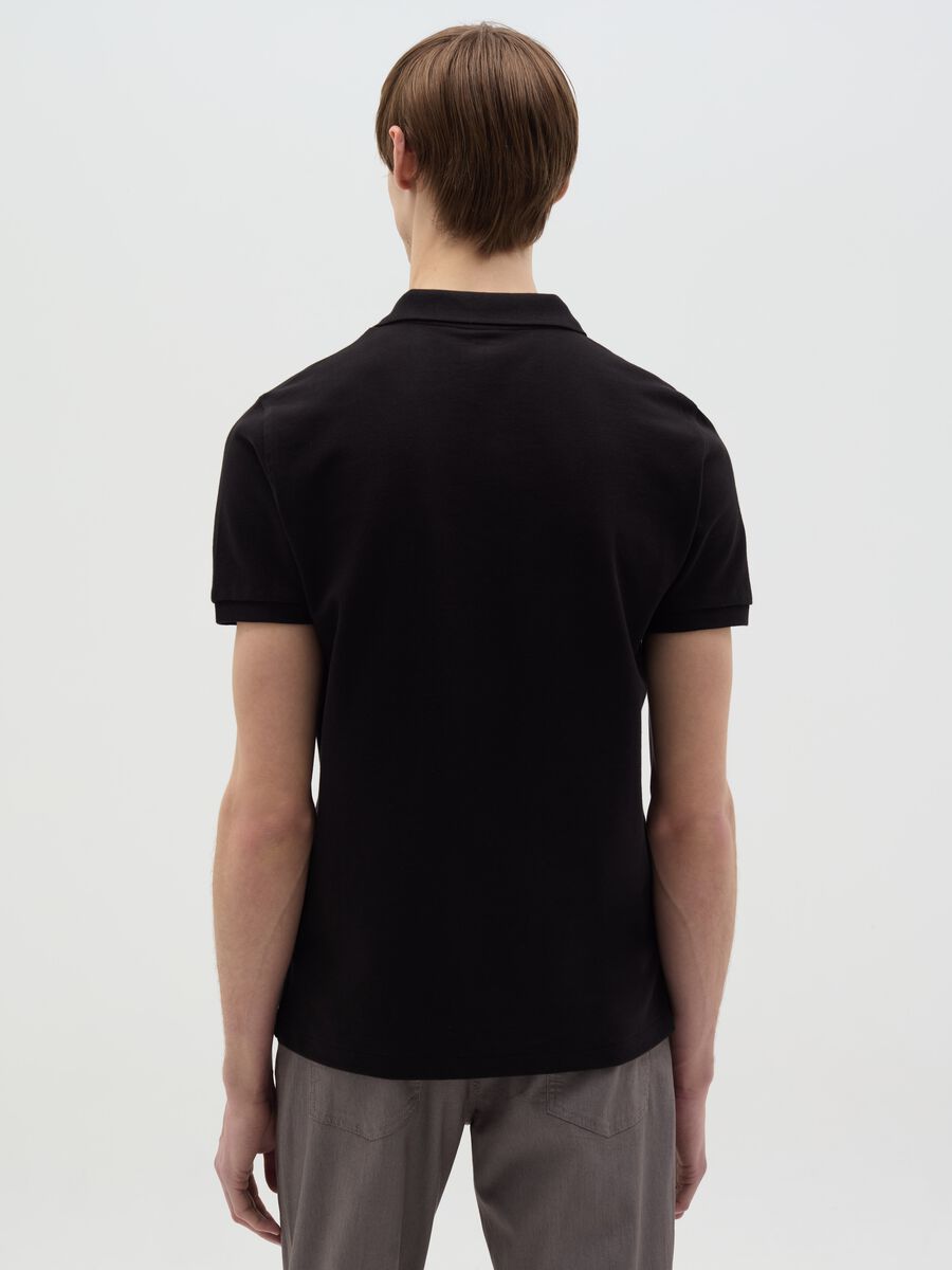 Polo shirt in organic cotton piquet_3