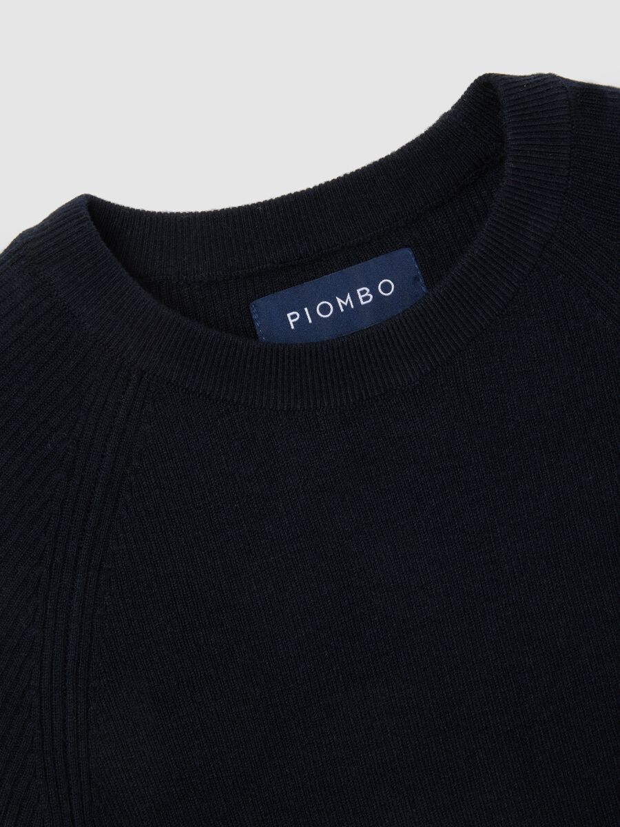Fitted Blue Pullover_1