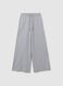 Grey pure cotton trousers regular fit_4
