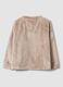 Taupe-grey embroidered regular-fit pyjama top_2