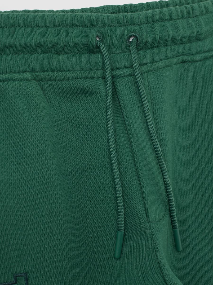 Green Cotton Jogger Trousers_2