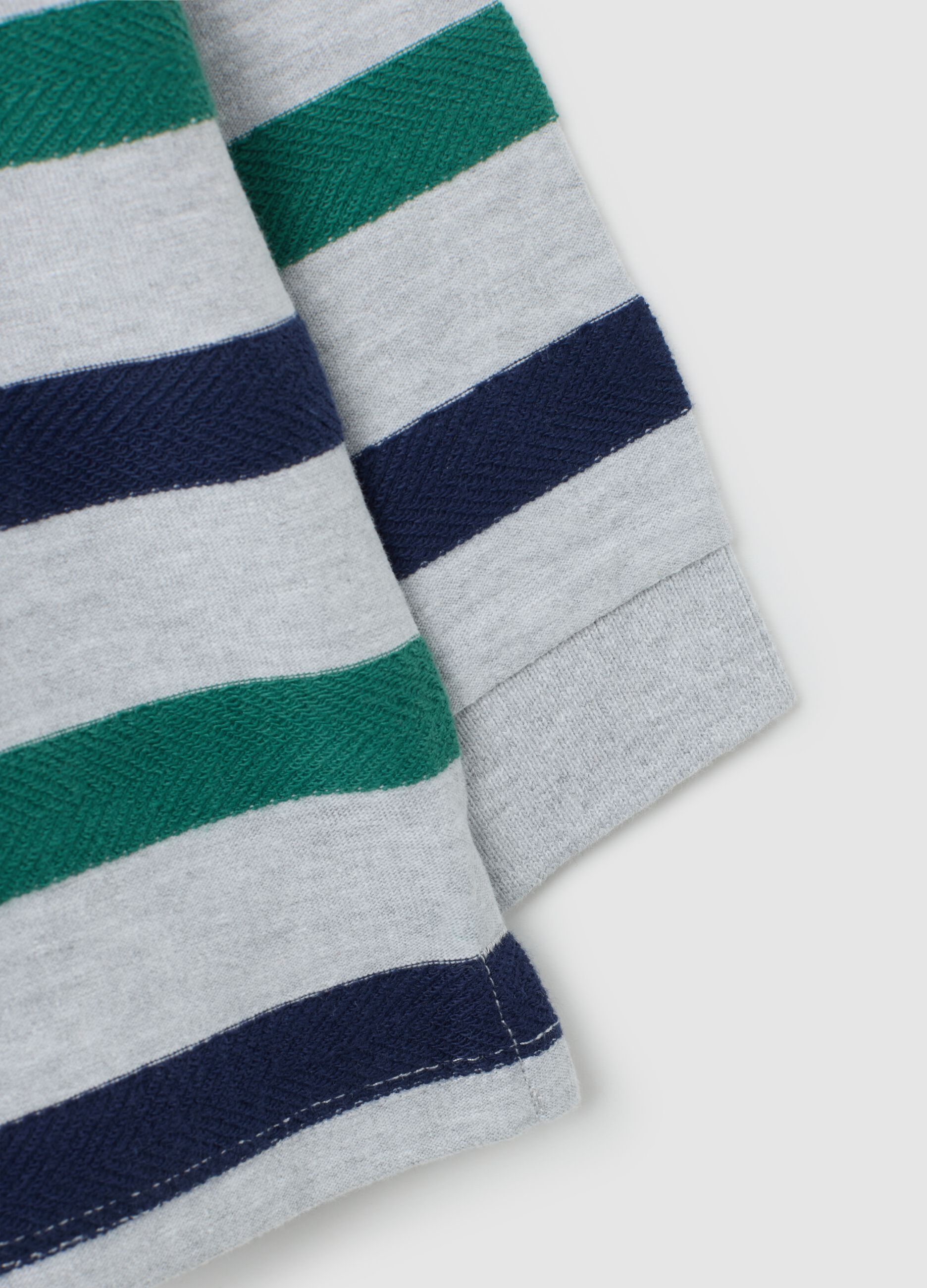 Polo da bambino in misto cotone multicolor regular fit