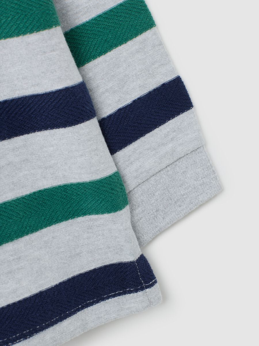 Polo a maniche lunghe multicolor per bambino_3