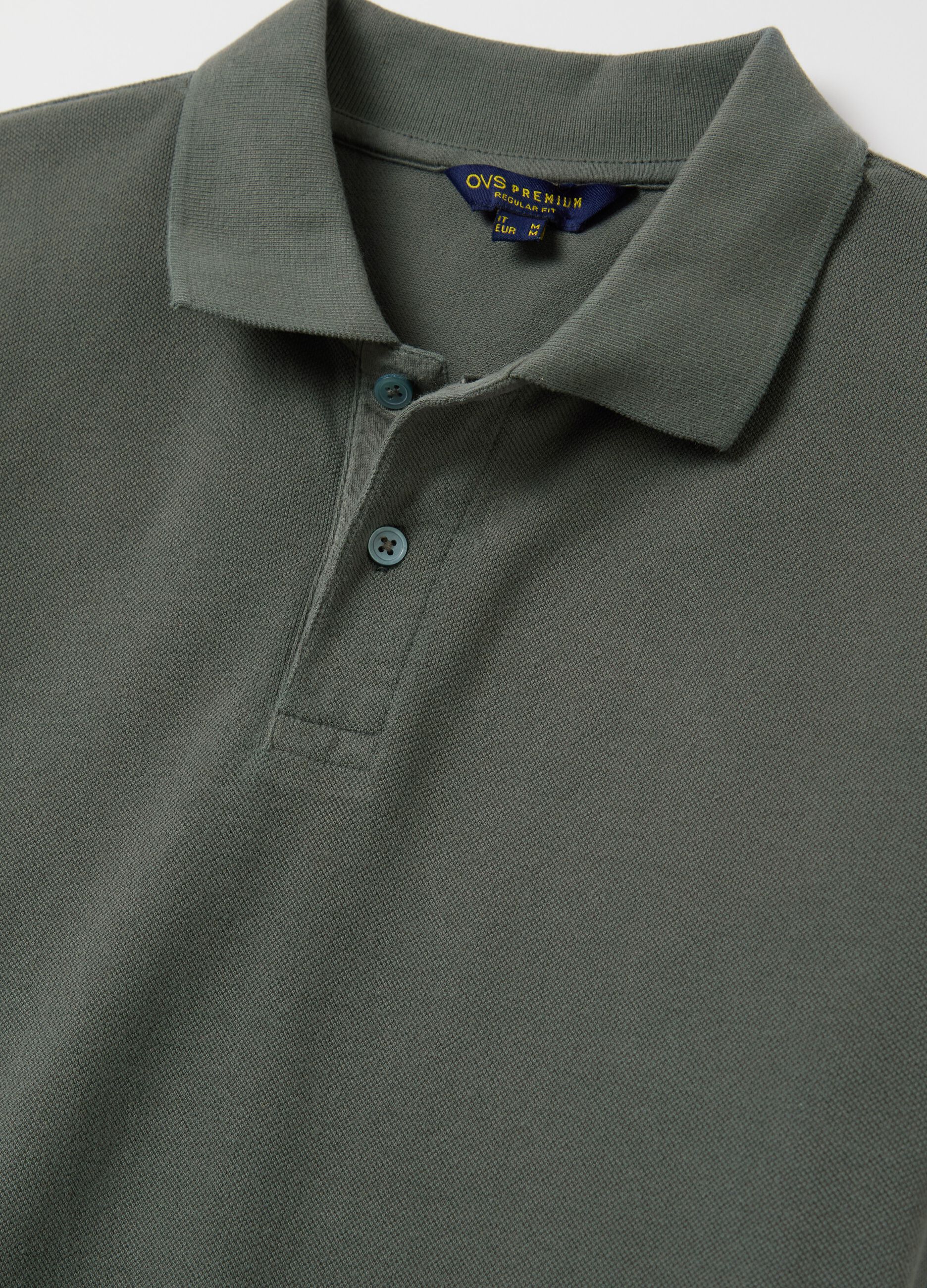 100% cotton piqué polo shirt
