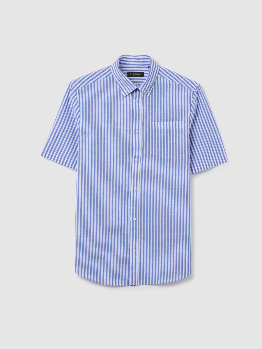 Men's pure cotton multicolor regular fit shirt with pocket_4