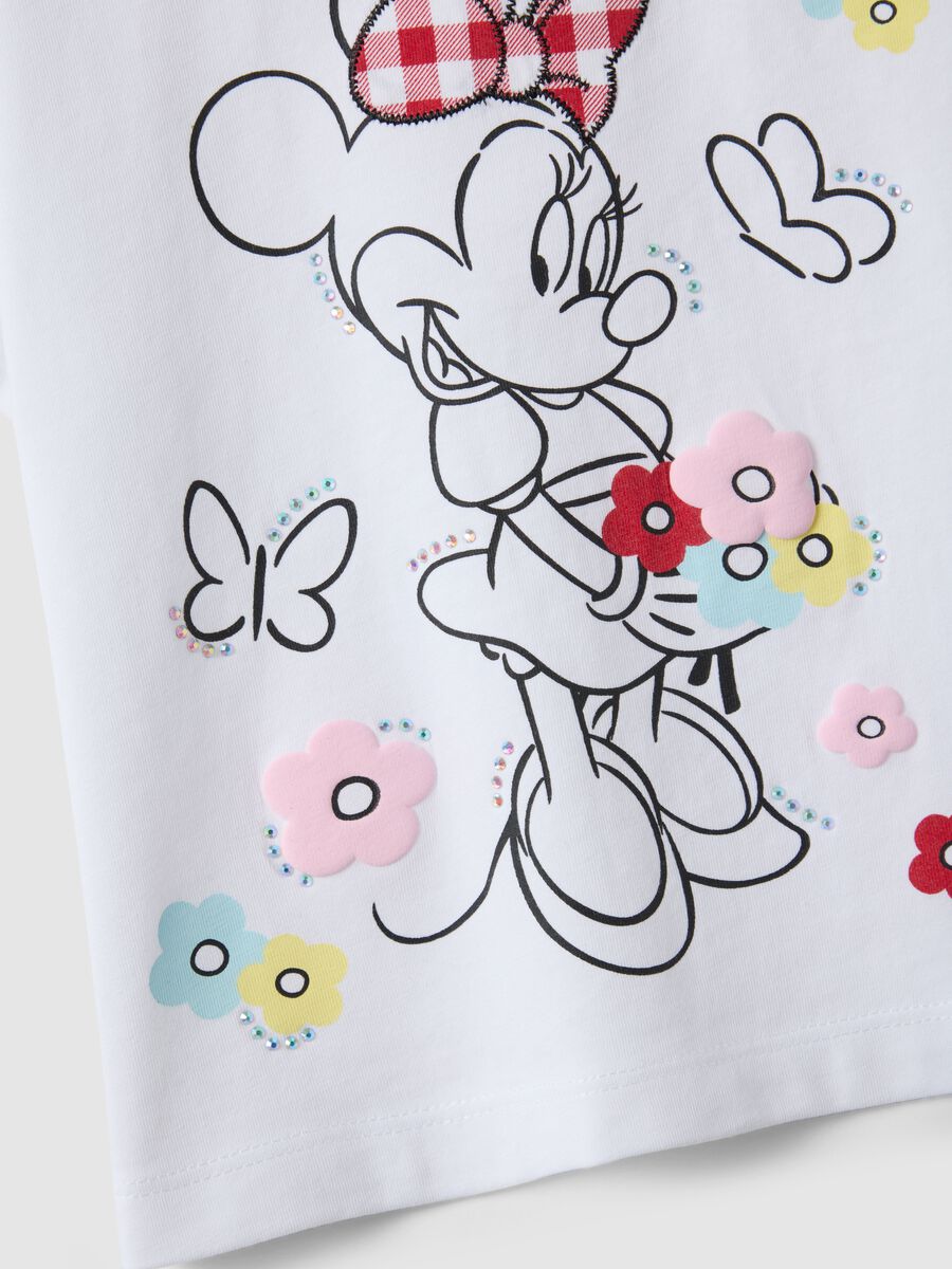 Completo in puro cotone multicolor da bambina regular fit con Minnie_3