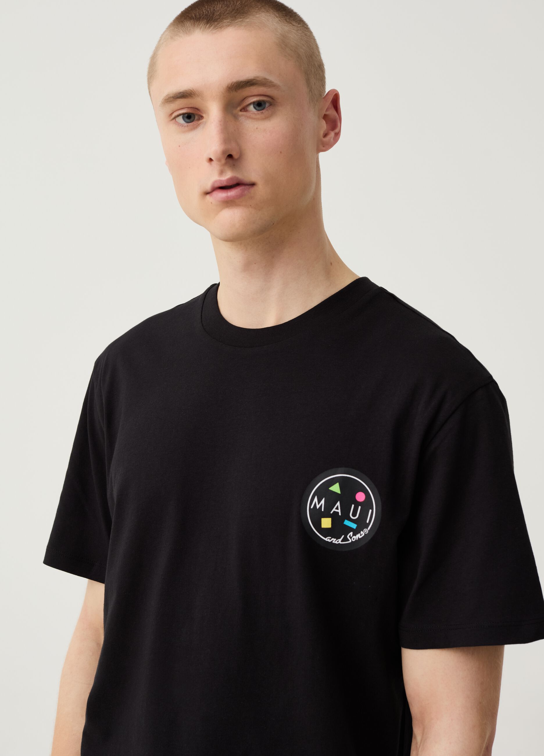 T-shirt with logo print